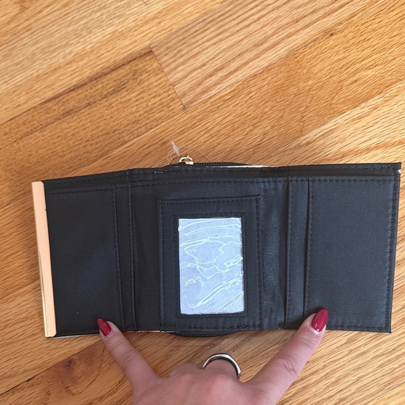 White Quilted Women's Wallet - Picture 2 of 3